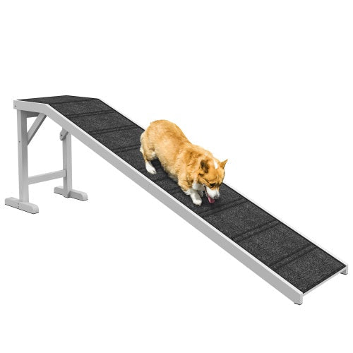 Ramp For Dog Bed, Pet Ramp For Dog With Non-slip Carpet And Top