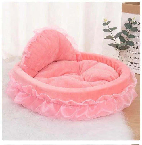 Pet Supplies Cute Princess Bed Cute Lace Teddy