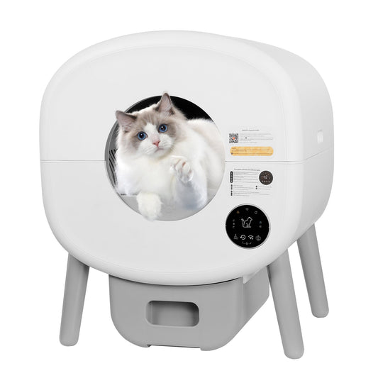 automatic smart cat litter box, large capacity