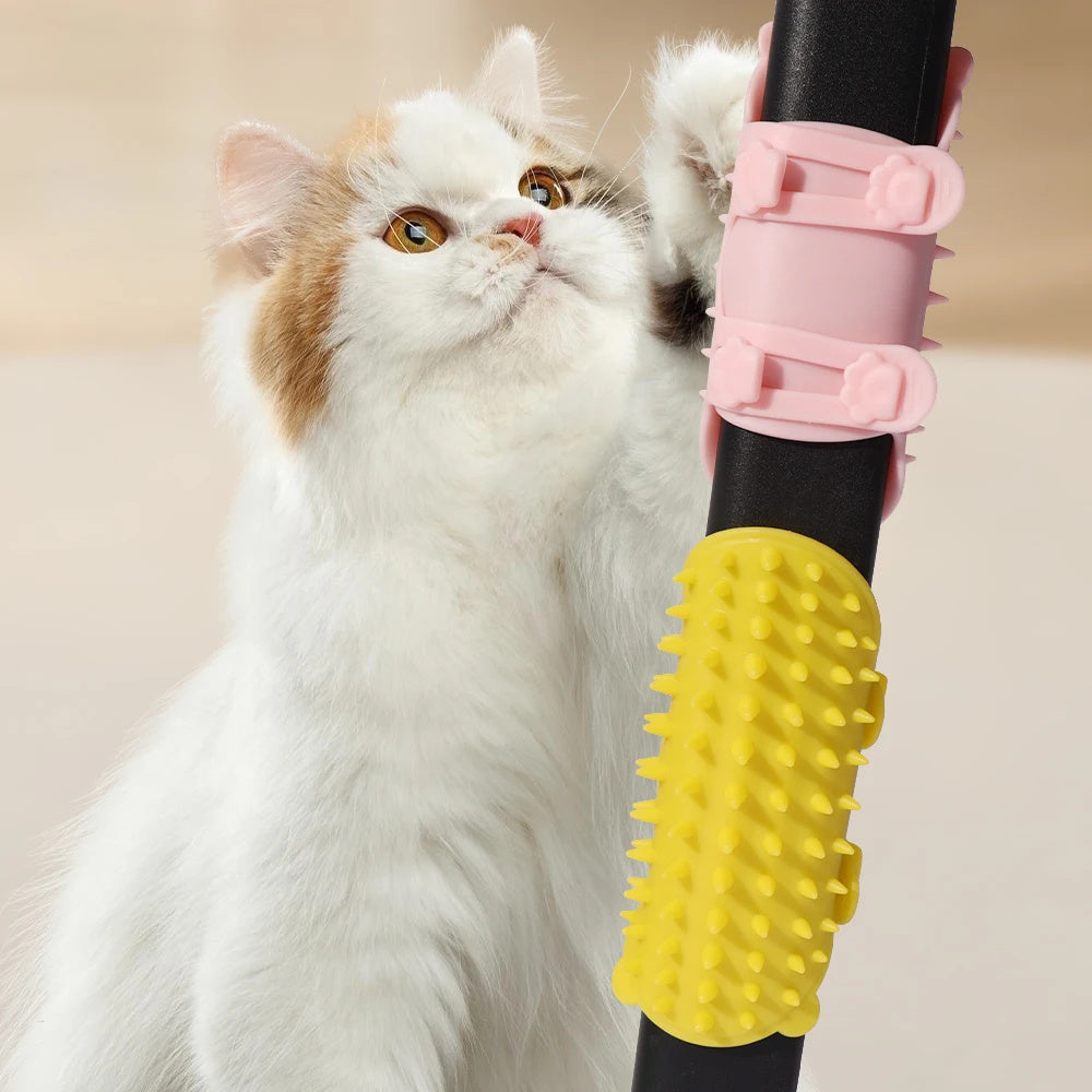 Pets Cat Hair Removal Massage Comb Cats Scratching Rubbing Brush