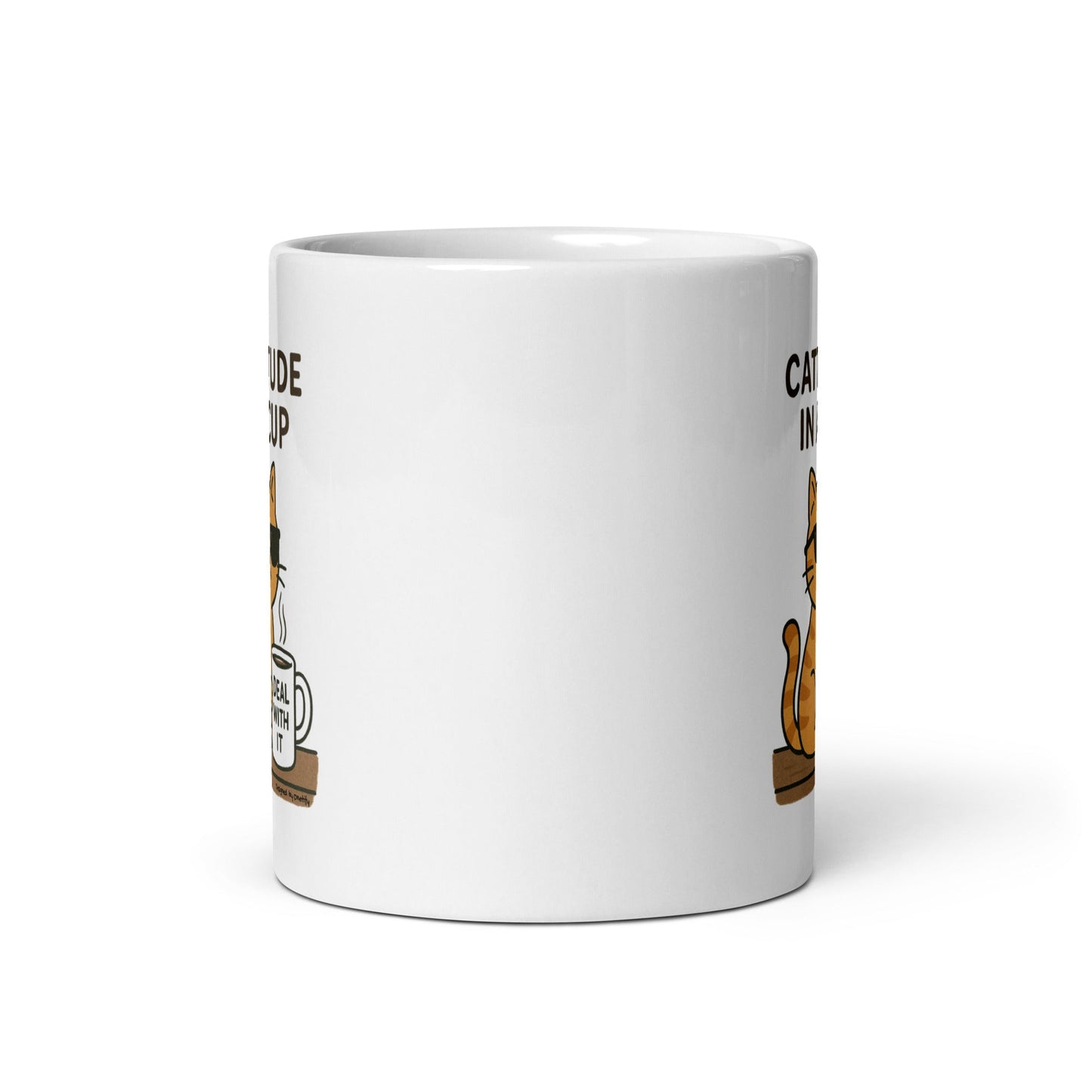 Cattitude in a Cup Novelty Mug